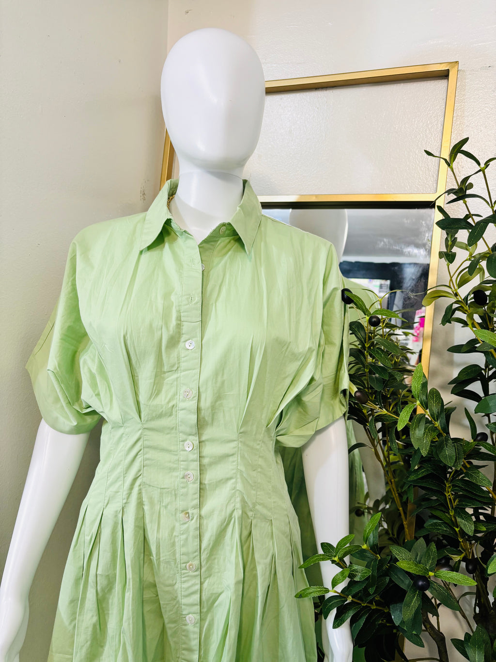 LONG MINT DRESS