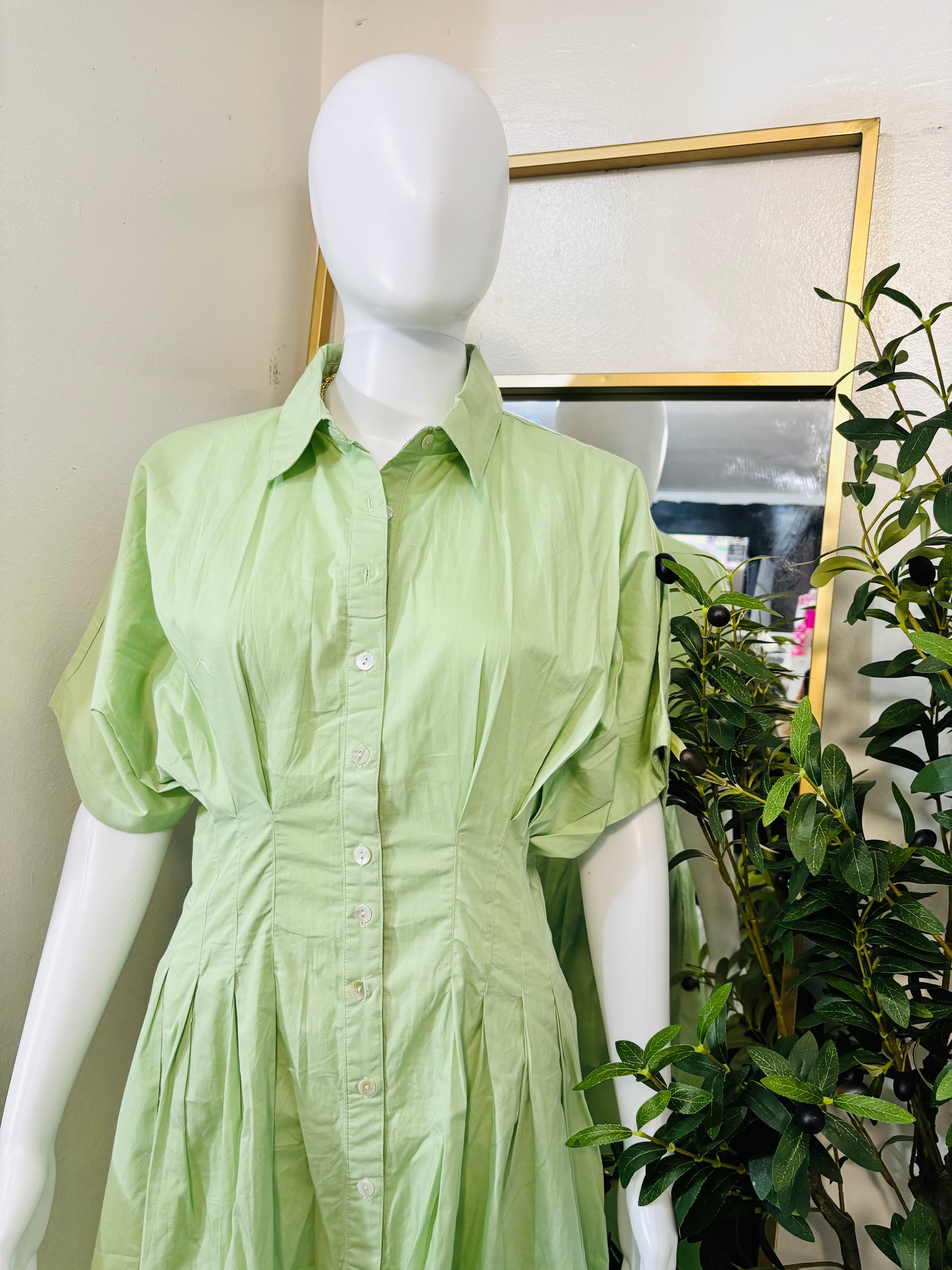 LONG MINT DRESS