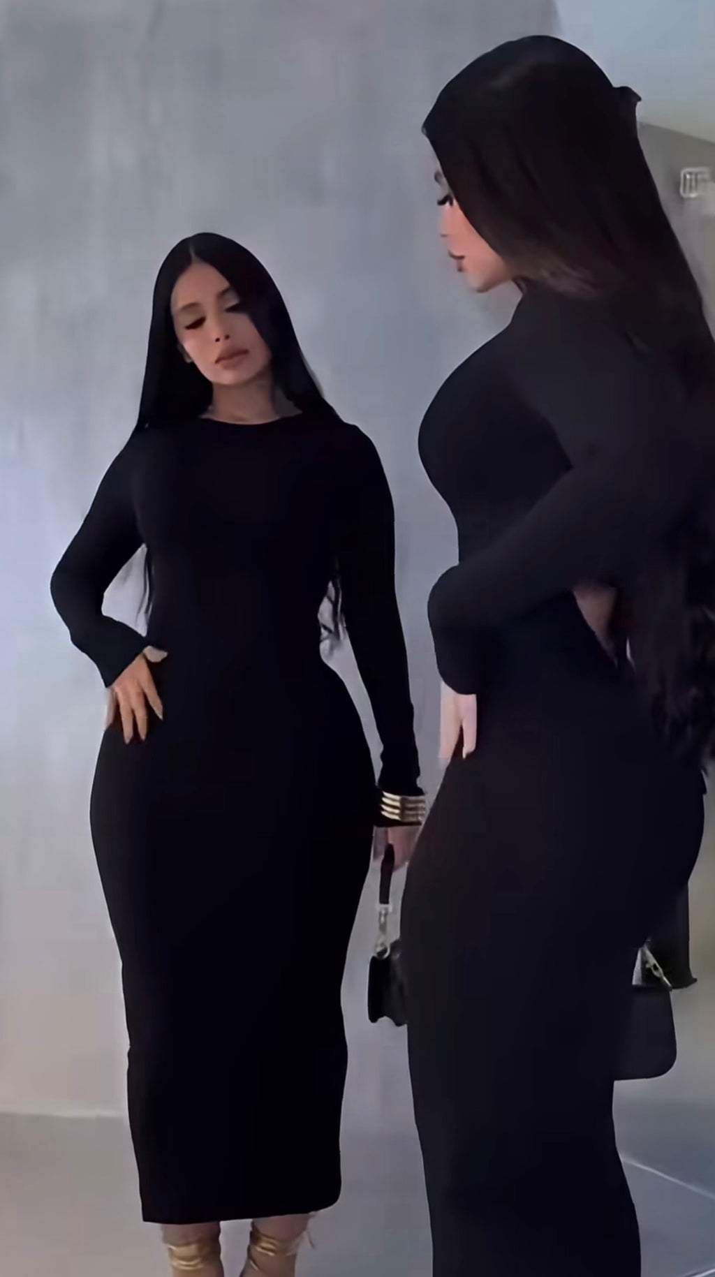 LONG BLACK DRESS