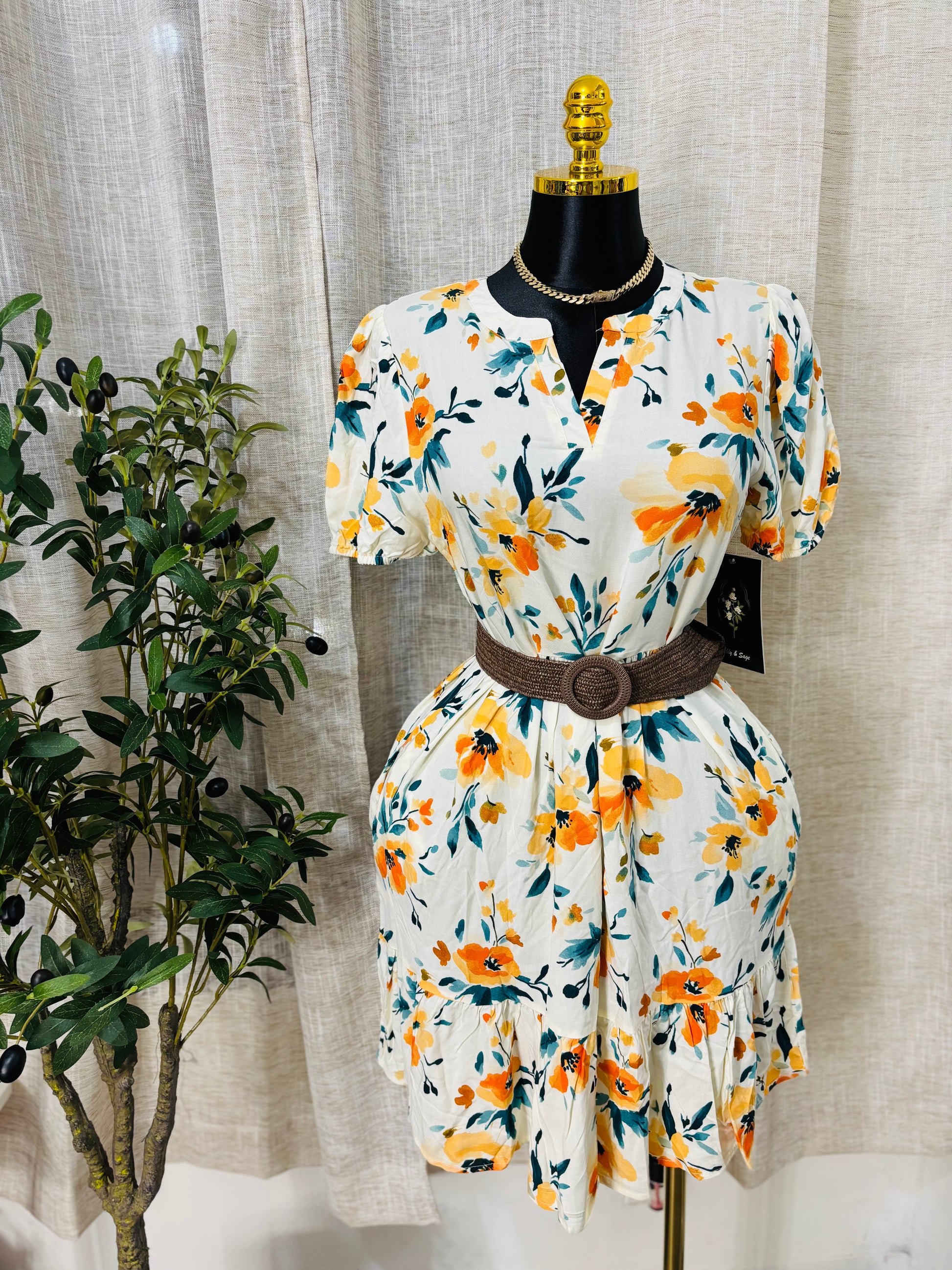 FLORAL DRESS
